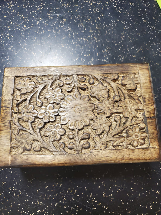 Wooden floral box