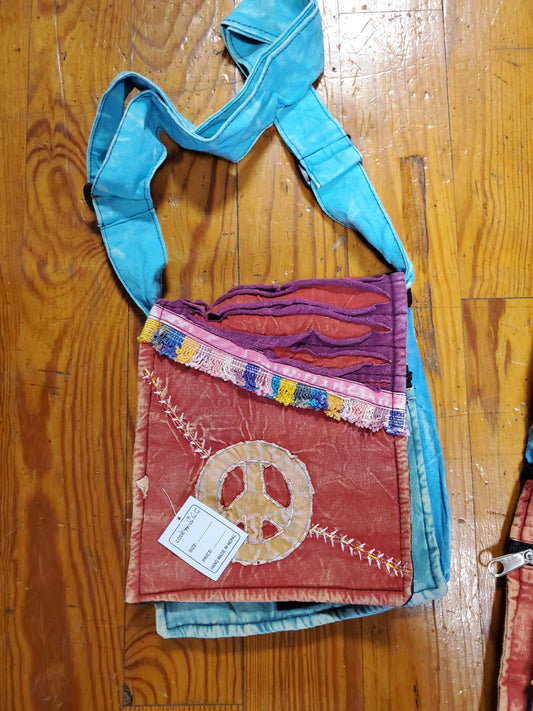 Peace sign purse