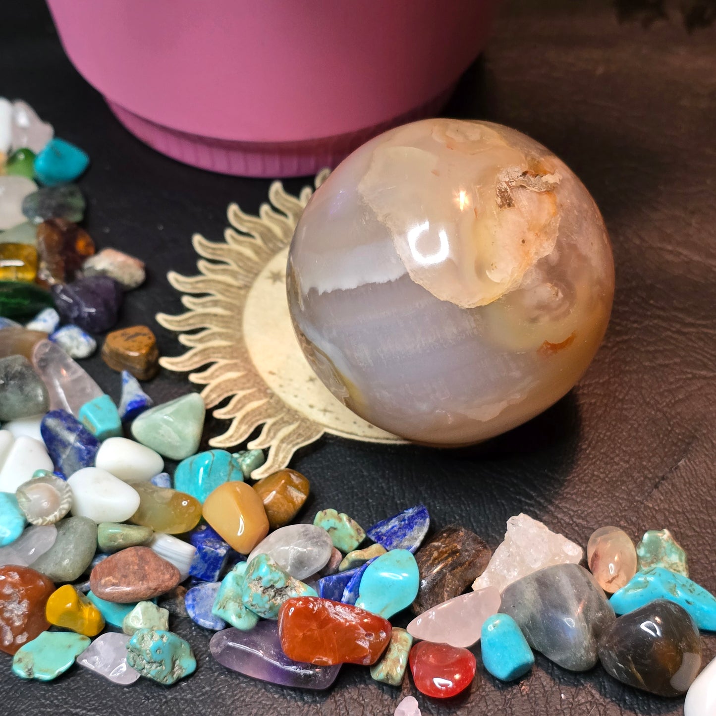 Crystal Sphere Stand