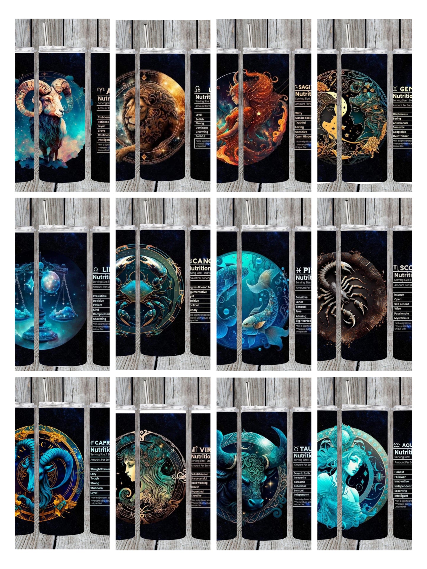Zodiac tumbler