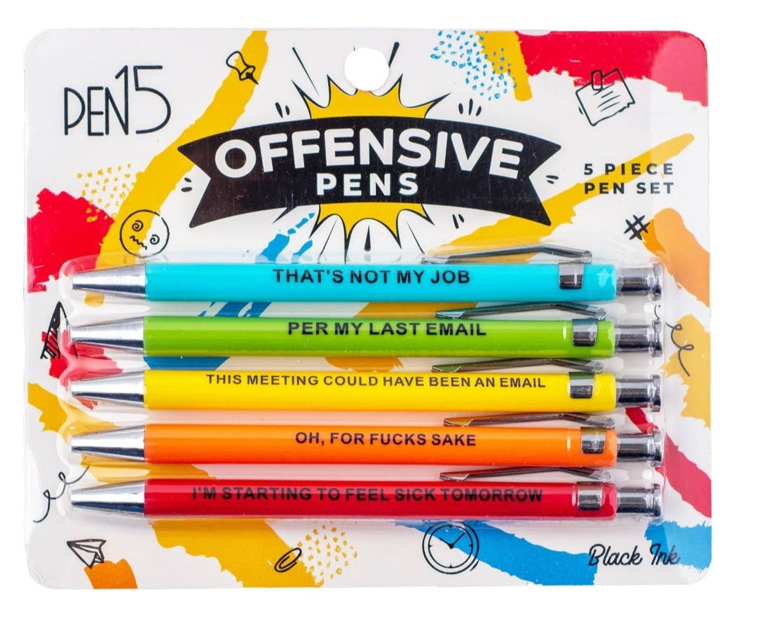 Offensive pen set