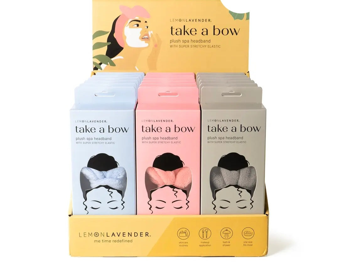 Take a bow spa headband