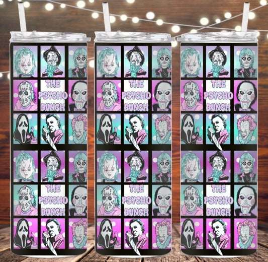 The psycho bunch tumbler