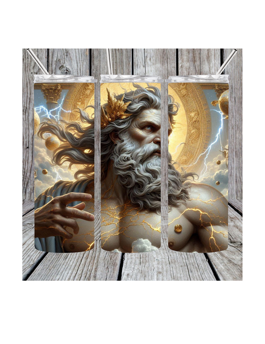 Zues God of Sky tumbler