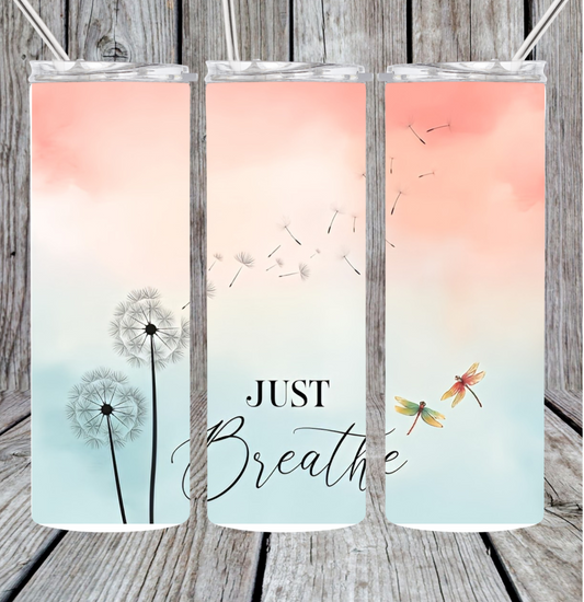 Just breathe tumbler
