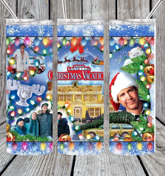 Christmas vacation tumbler