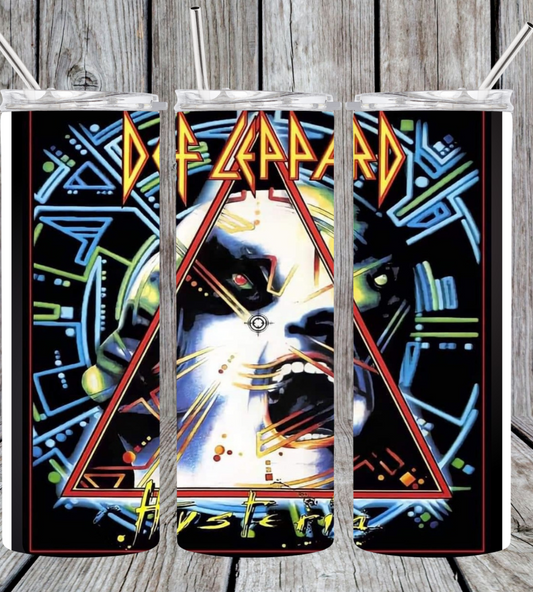 Def Leppard tumbler