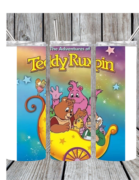Teddy Ruxpin tumbler