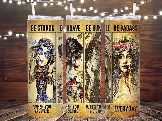 Strong Women Metal Insulated Tumbler