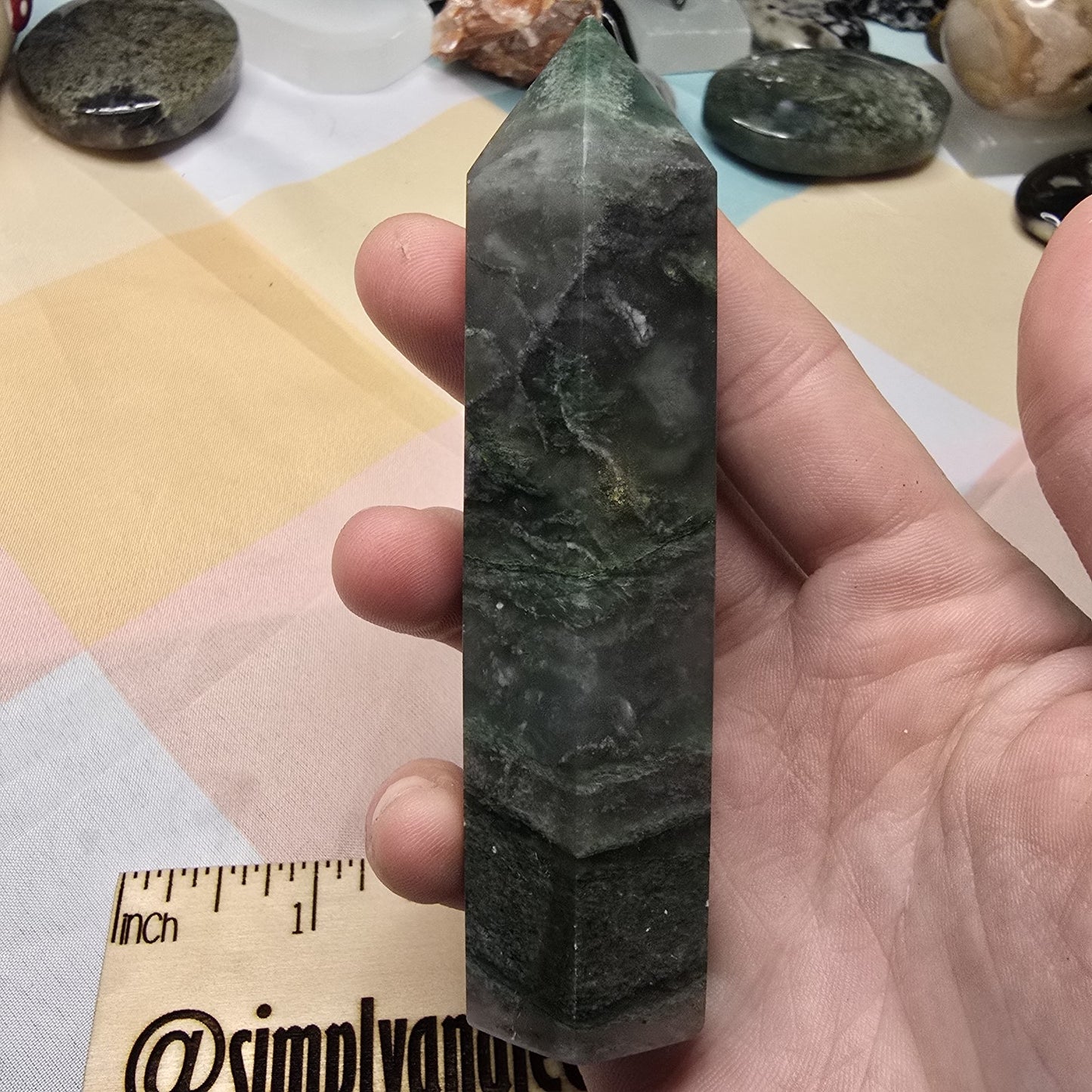 African Jade Crystal Tower