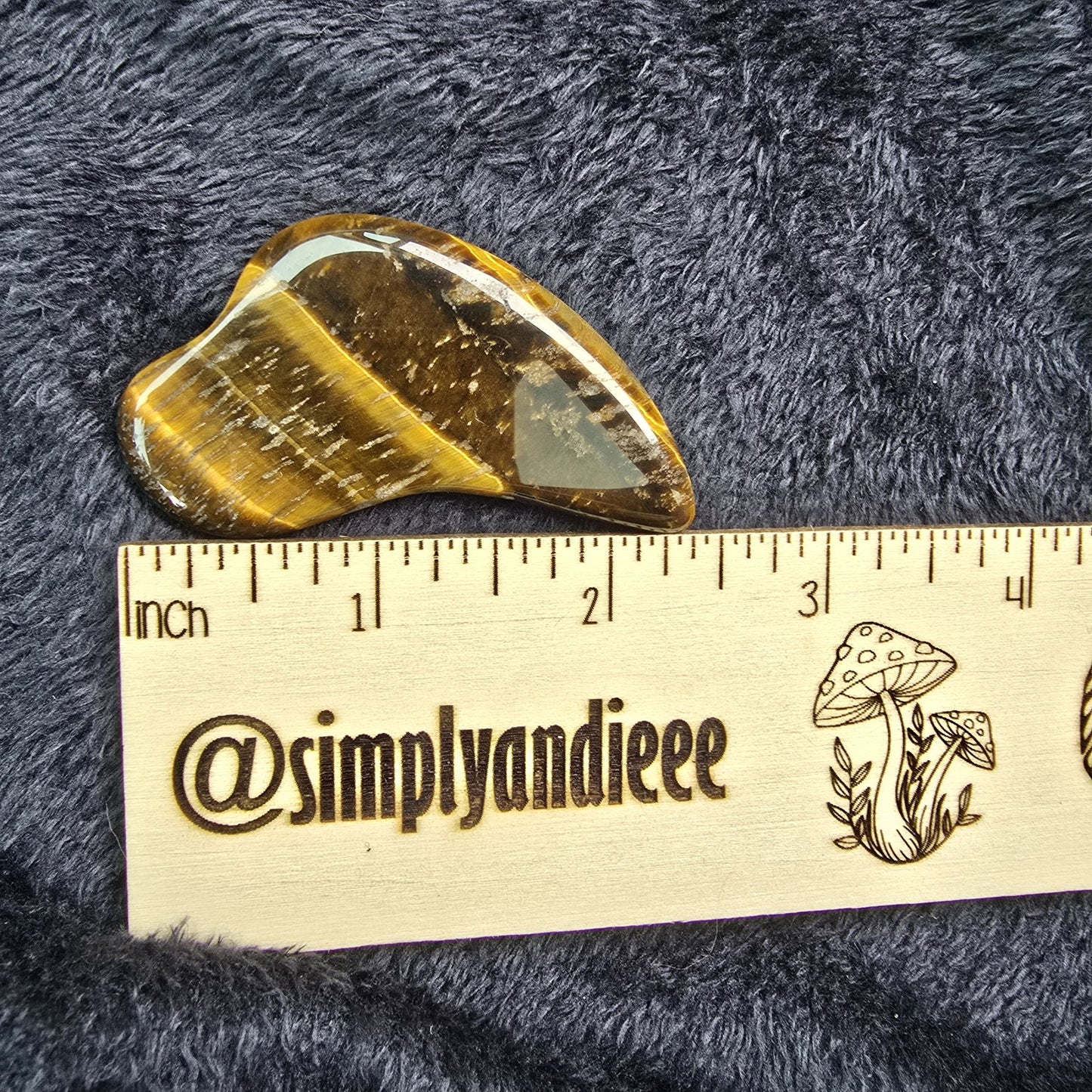 Tiger Eye Crystal Gua Sha