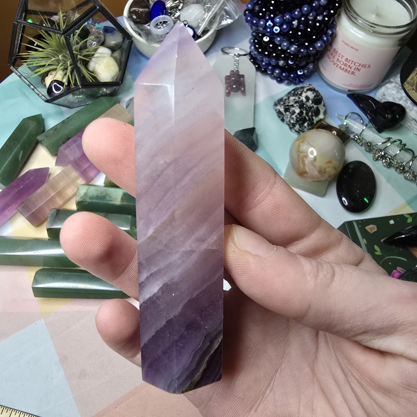 Fluorite Crystal Tower G