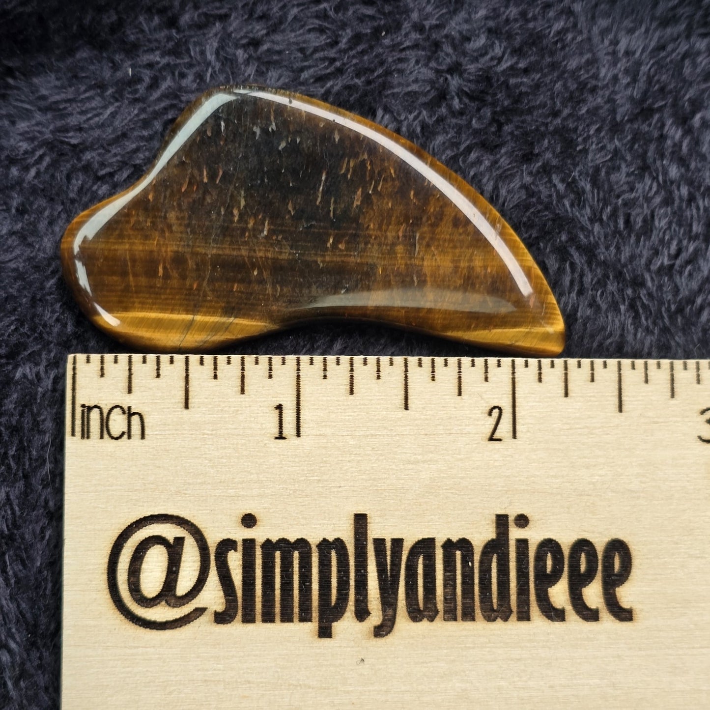 Tiger Eye Crystal Gua Sha