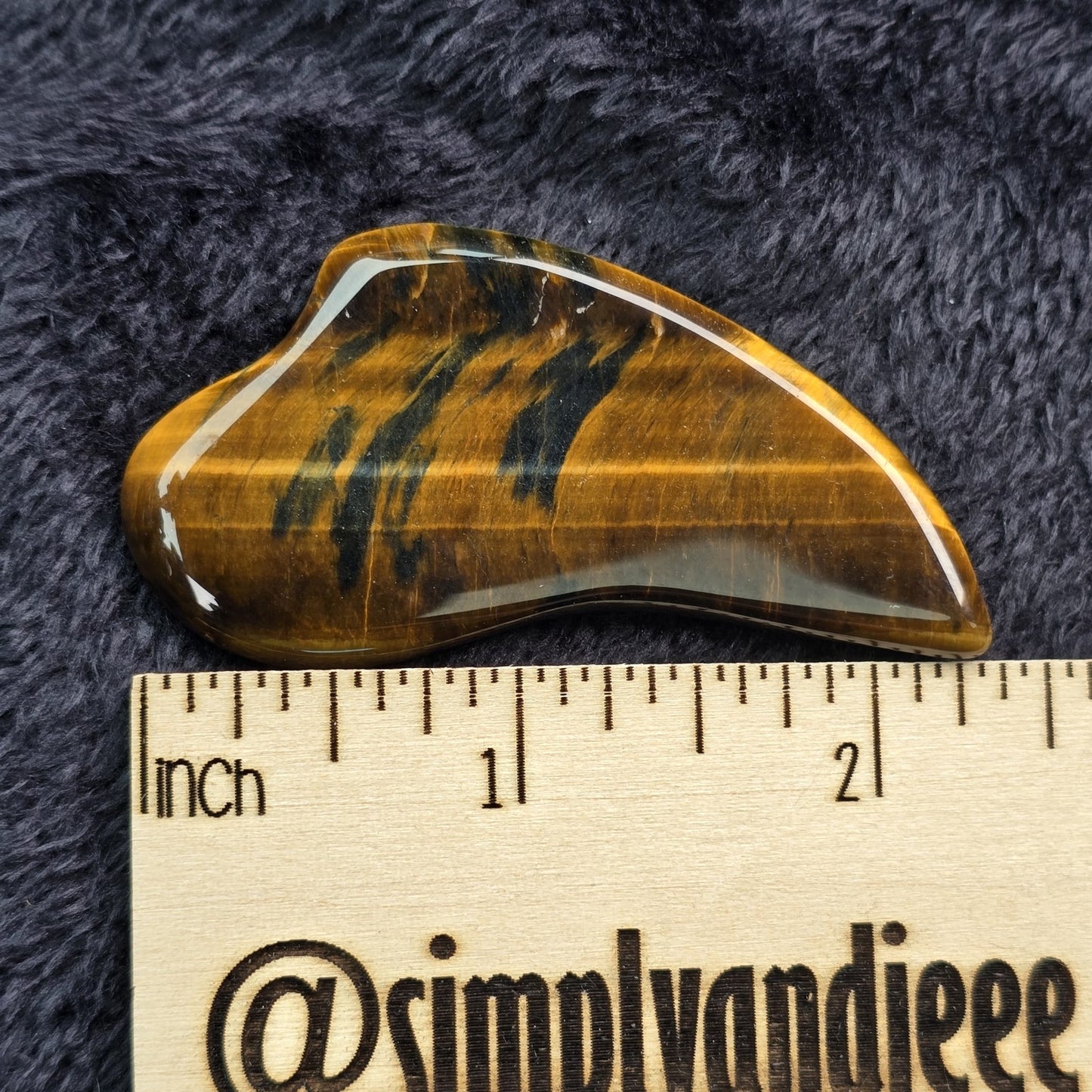 Tiger Eye Crystal Gua Sha