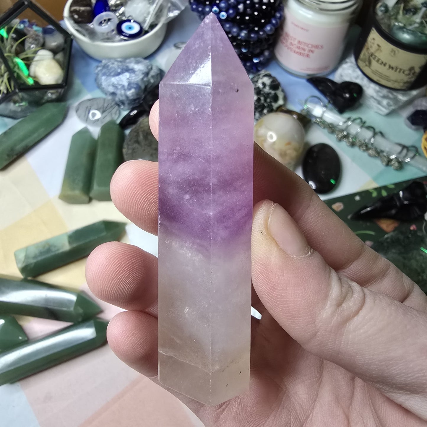 Fluorite Crystal Tower K