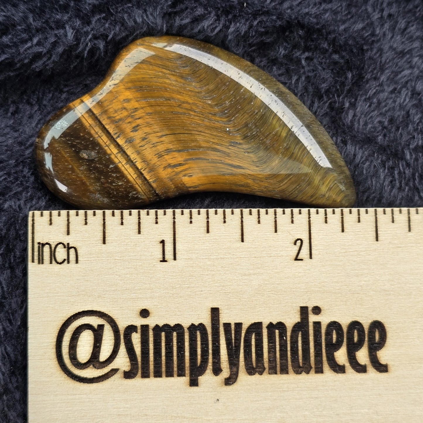 Tiger Eye Crystal Gua Sha