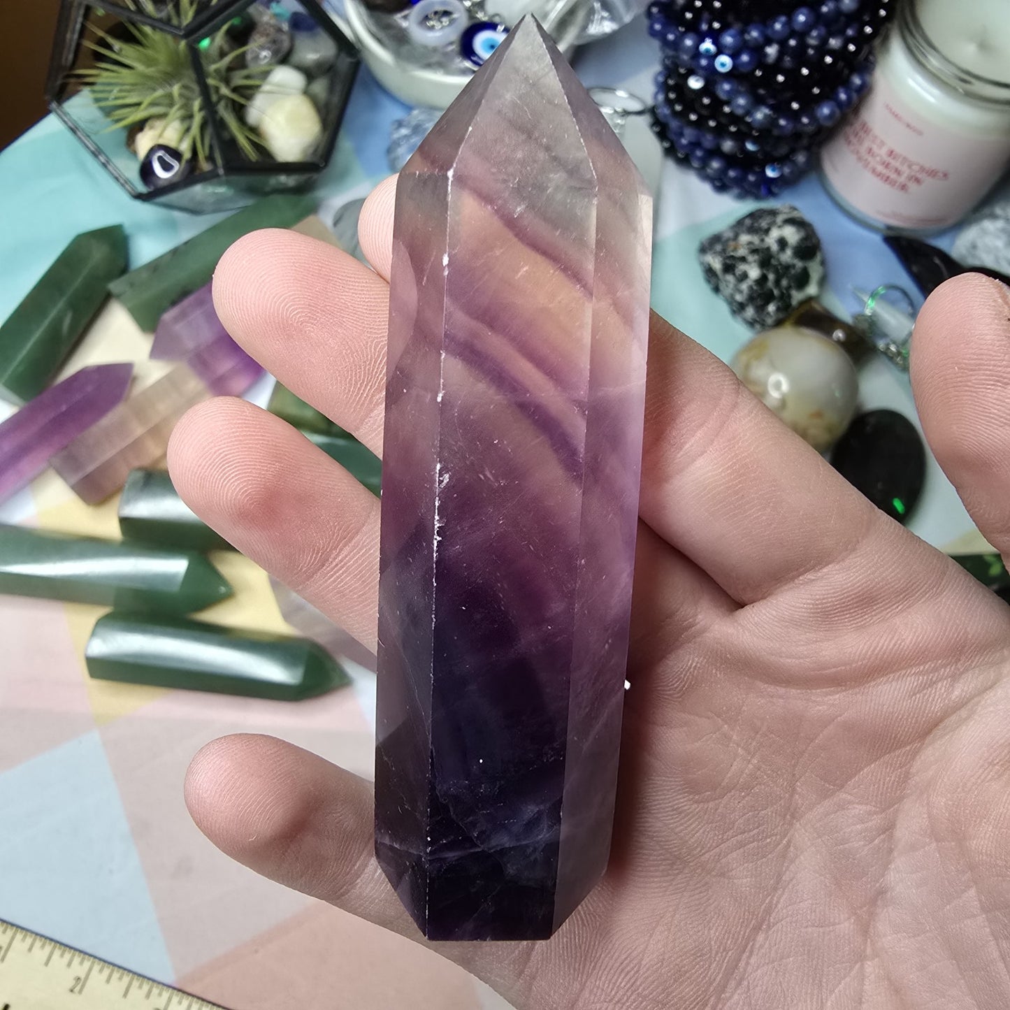 Fluorite Crystal Tower F