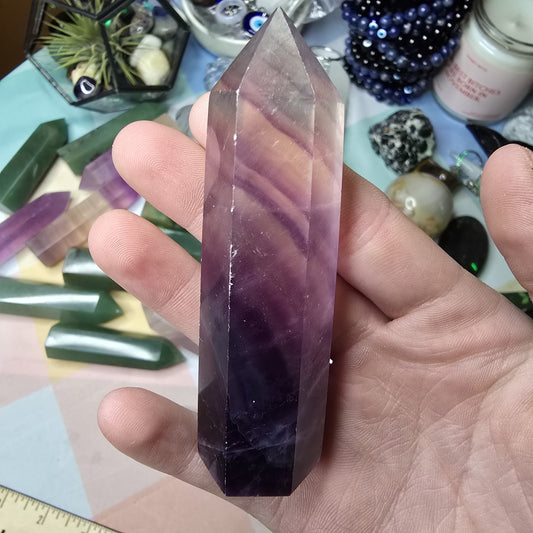 Fluorite Crystal Tower F