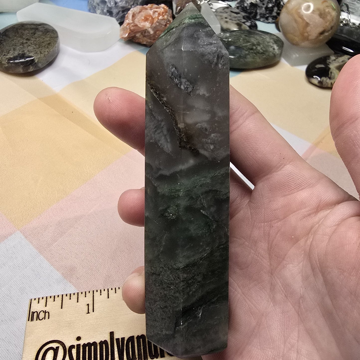 African Jade Crystal Tower