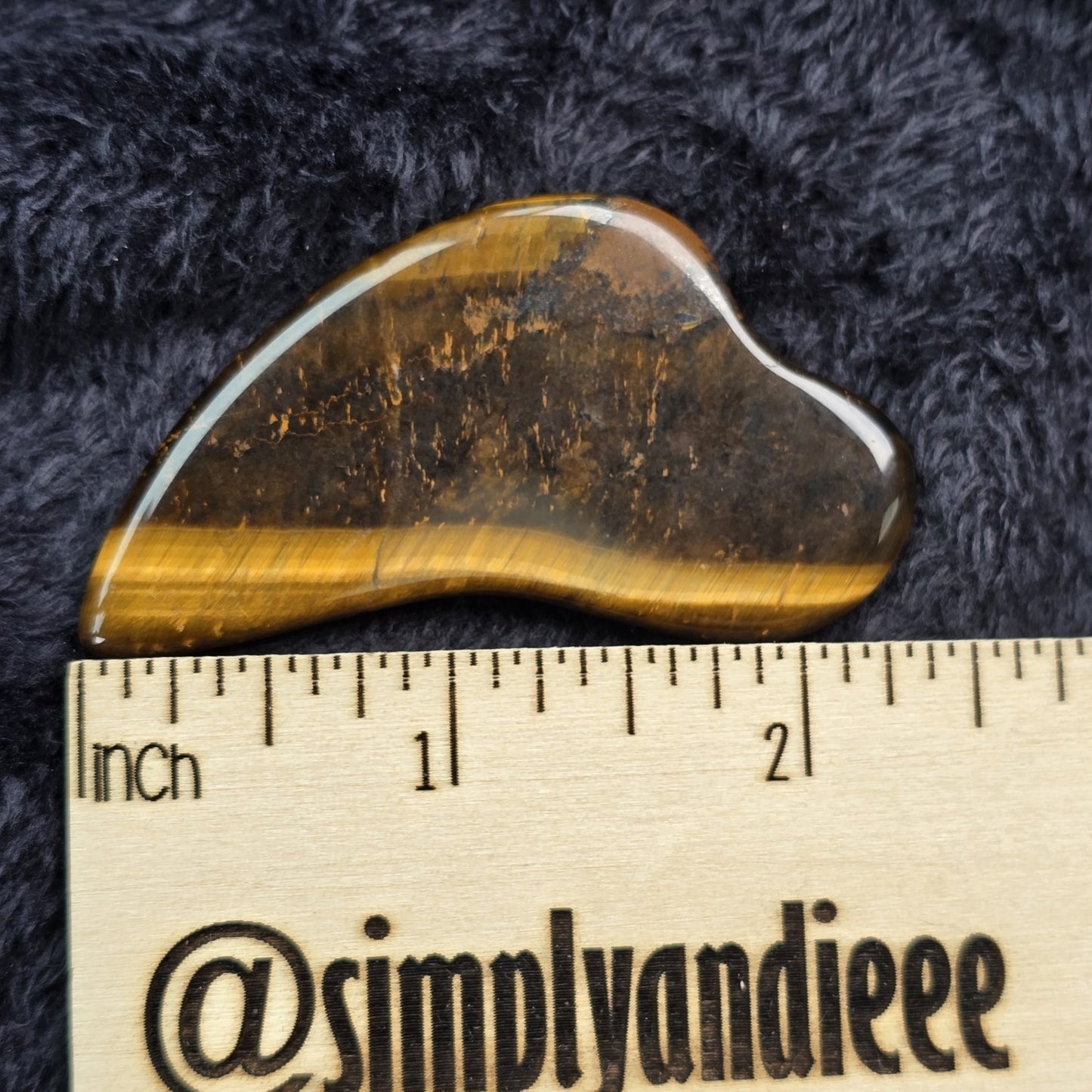 Tiger Eye Crystal Gua Sha