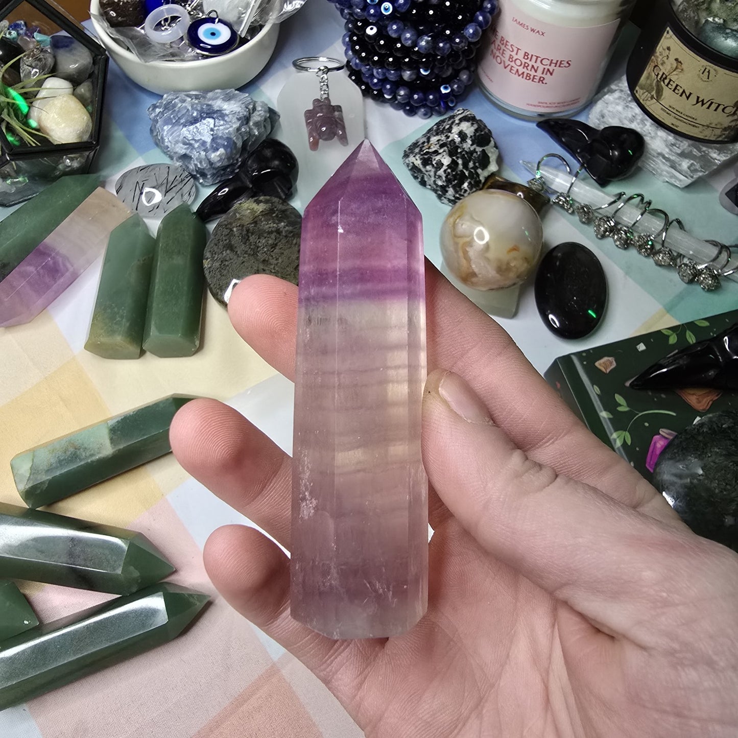 Fluorite Crystal Tower H