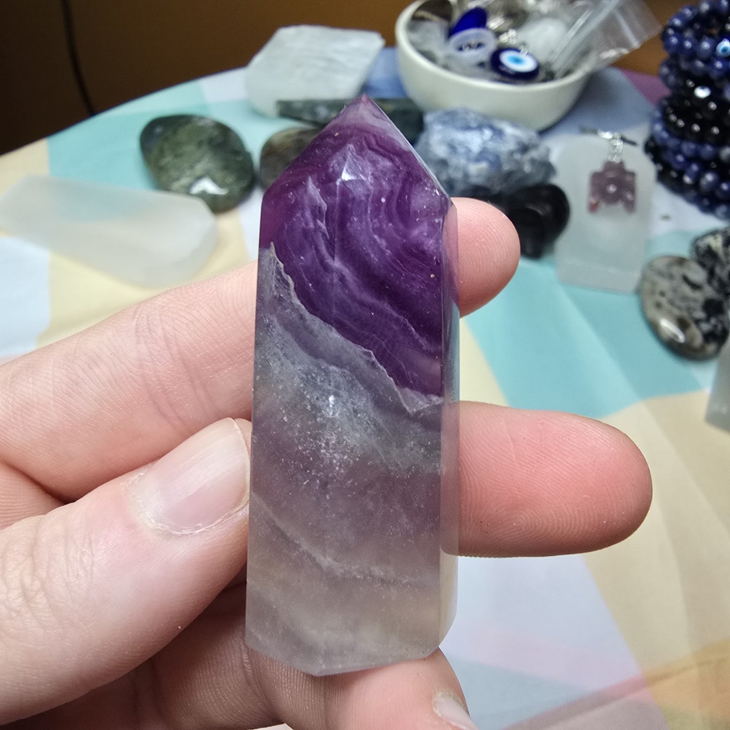 Fluorite Crystal Tower D