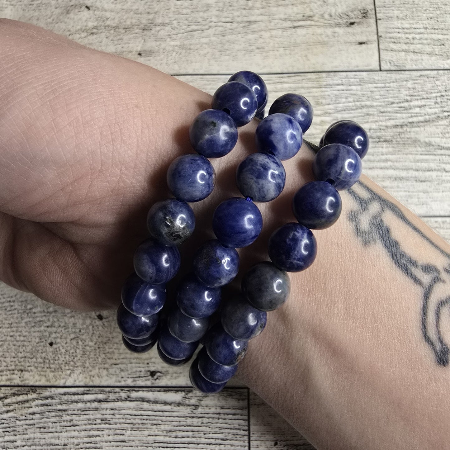 Sodalite Evil Eye Crystal Bracelet