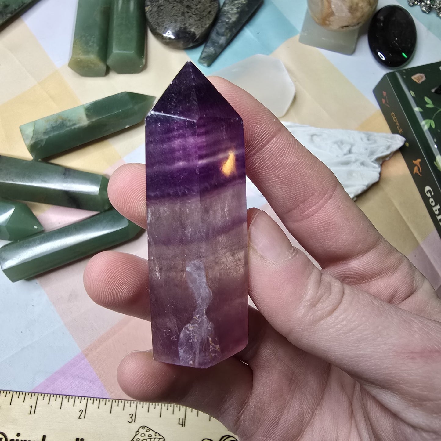 Fluorite Crystal Tower L