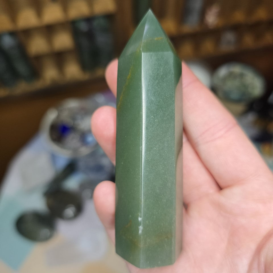 Green Aventurine Crystal Tower