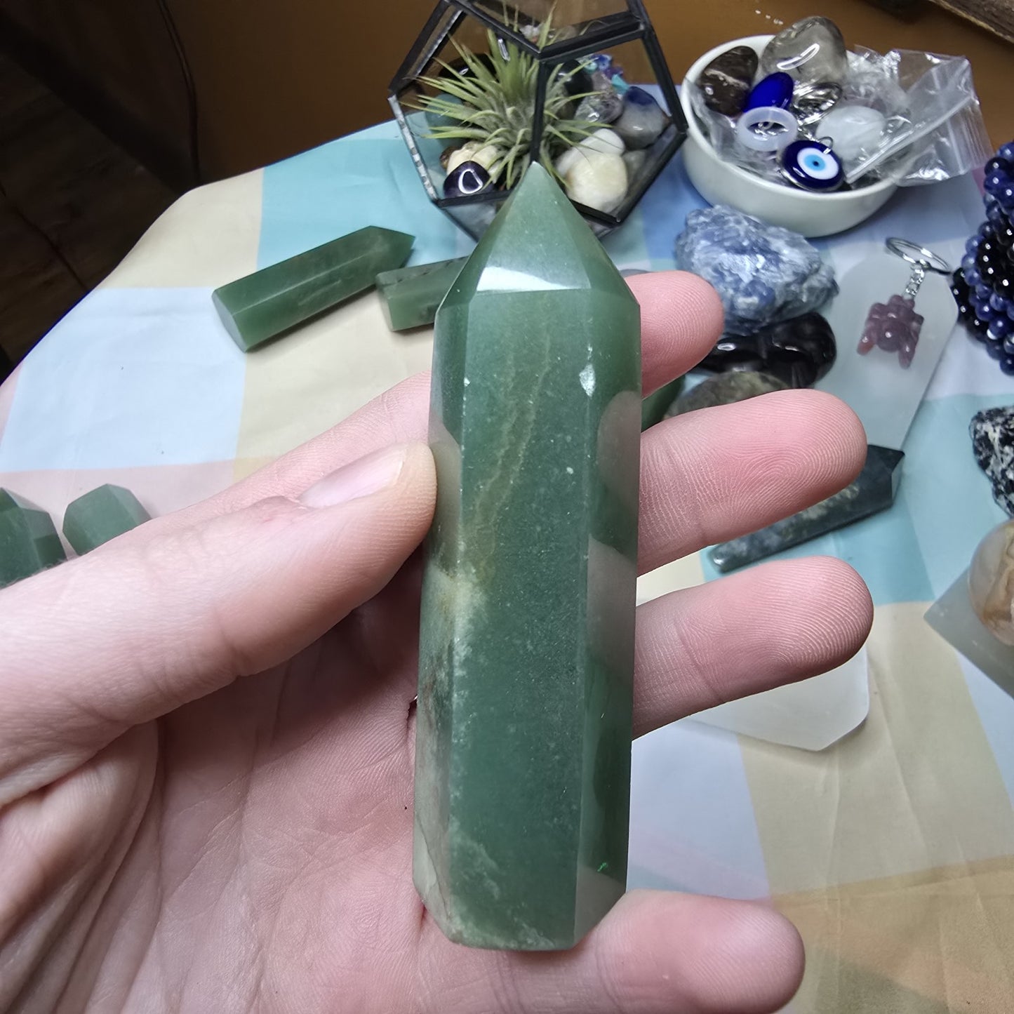 Green Aventurine Crystal Tower