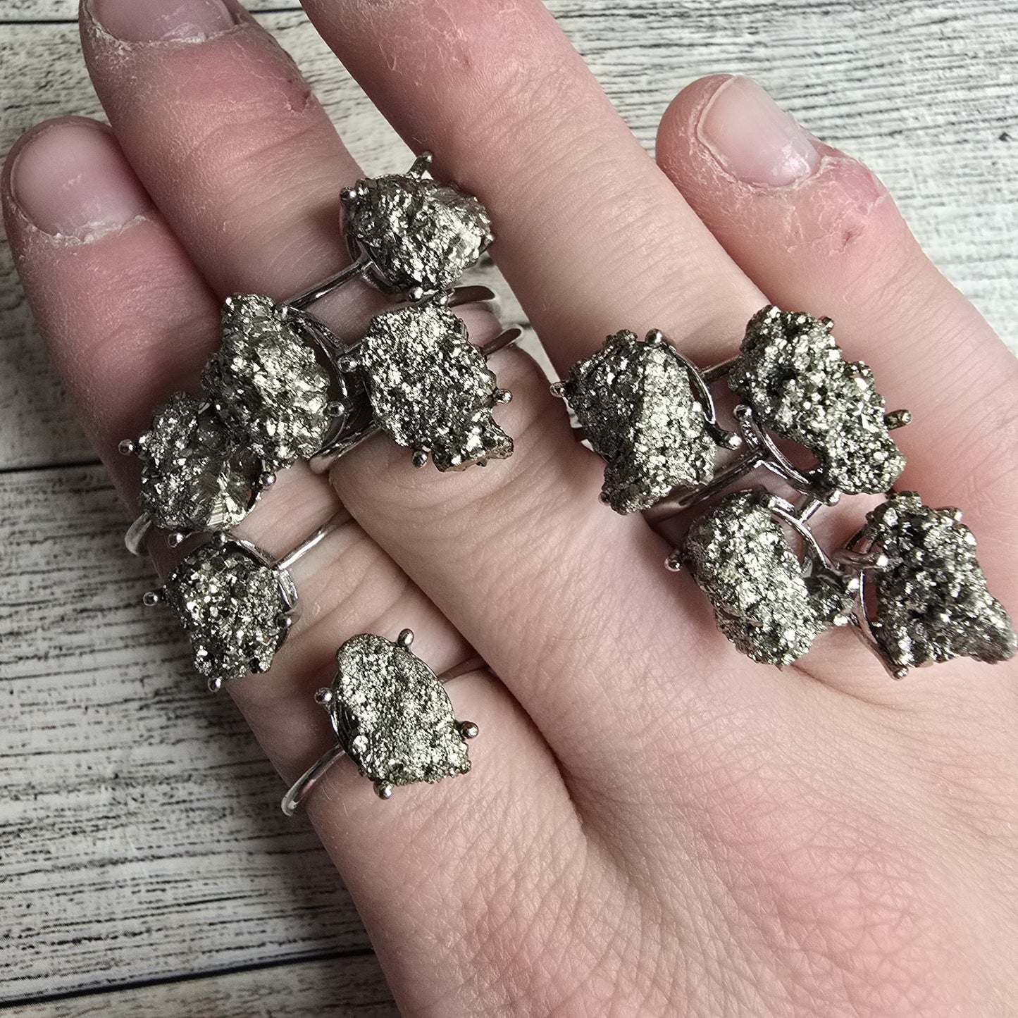 Pyrite ring