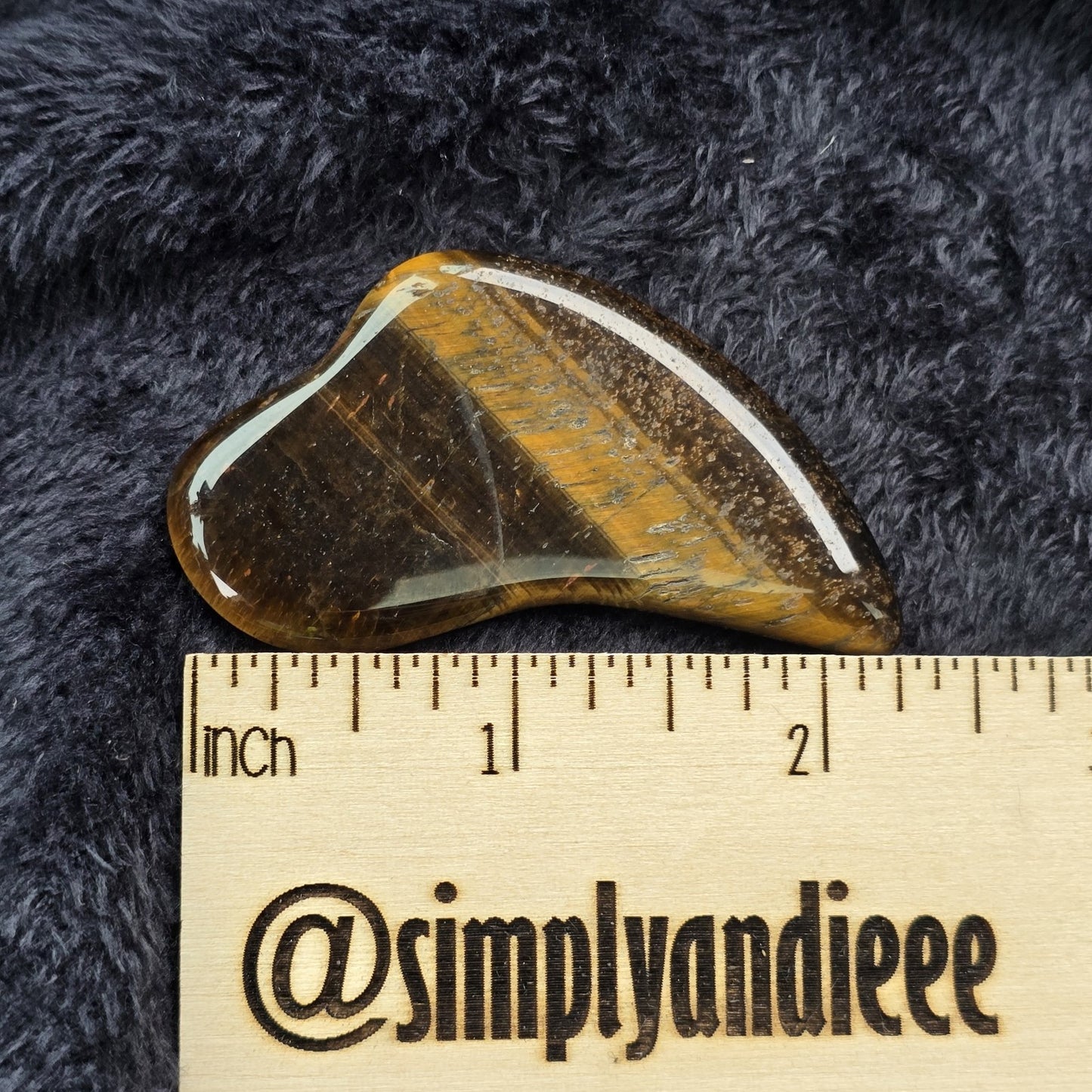Tiger Eye Crystal Gua Sha