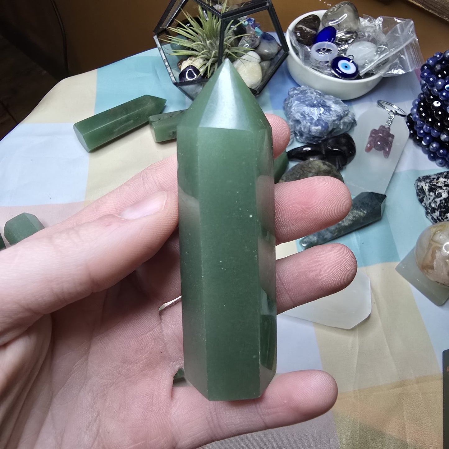 Green Aventurine Crystal Tower