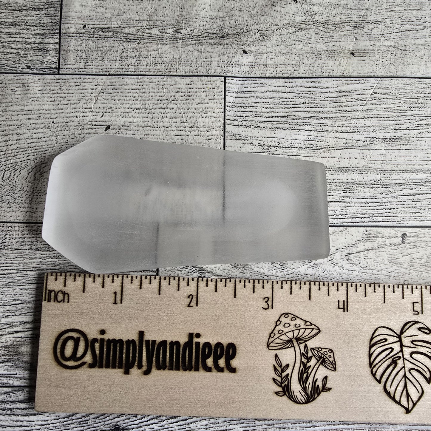Selenite Coffin Trinket Bowl