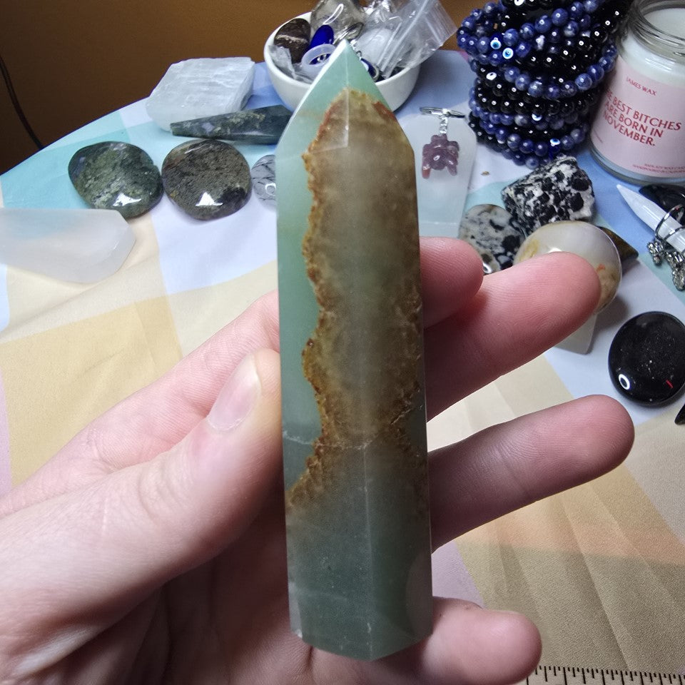 Green Aventurine Crystal Tower