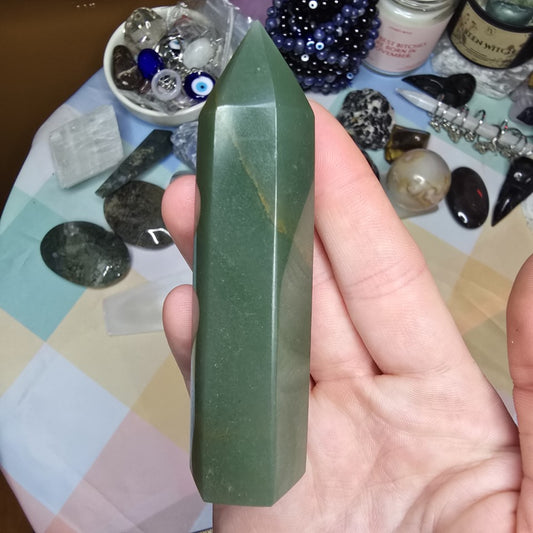 Green Aventurine Crystal Tower