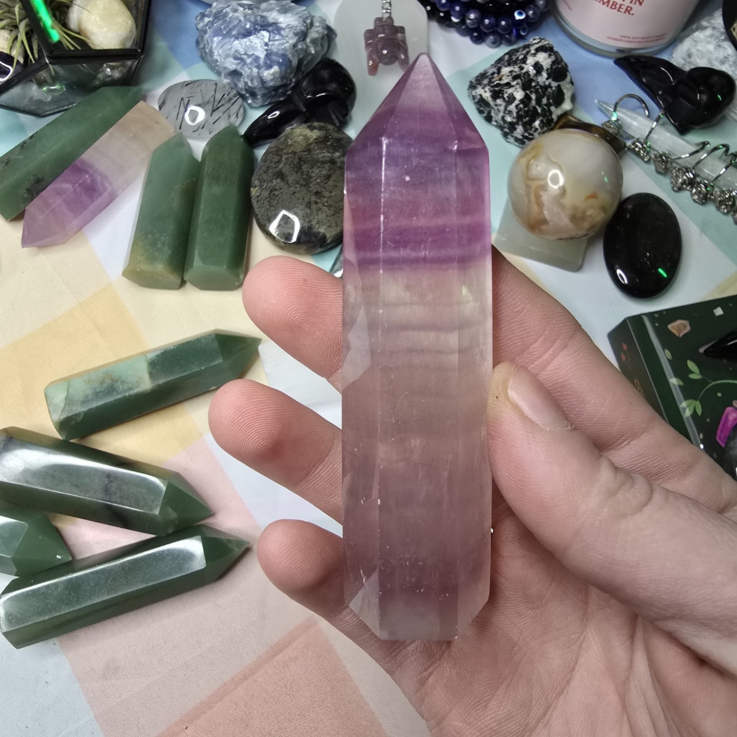 Fluorite Crystal Tower H
