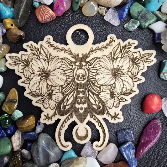 Death's-head hawkmoth Crystal Sphere Stand