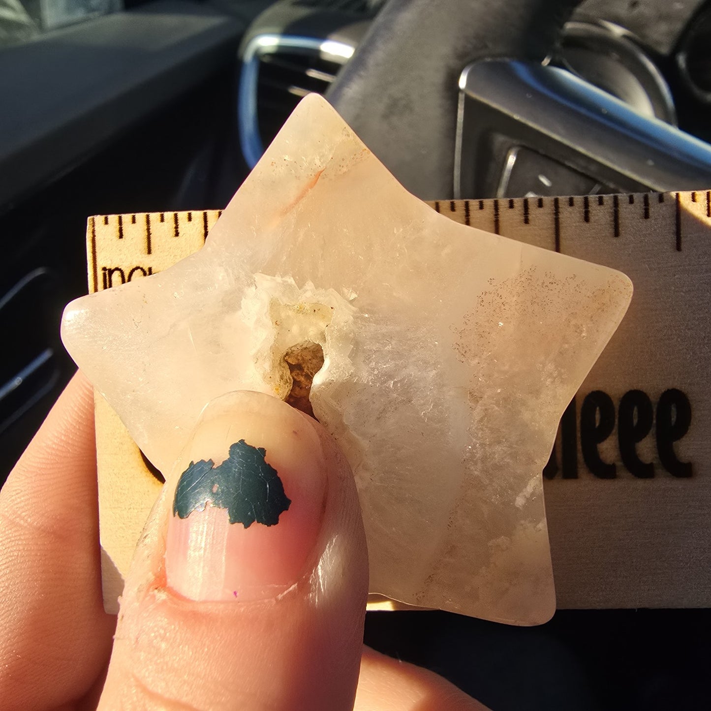 Flower Agate Crystal Star