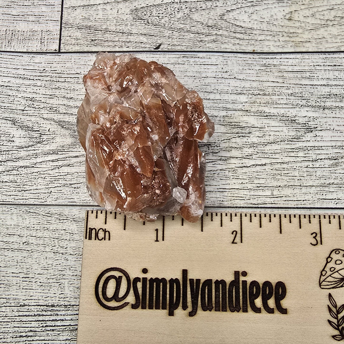 Red Calcite Crystal Chunk