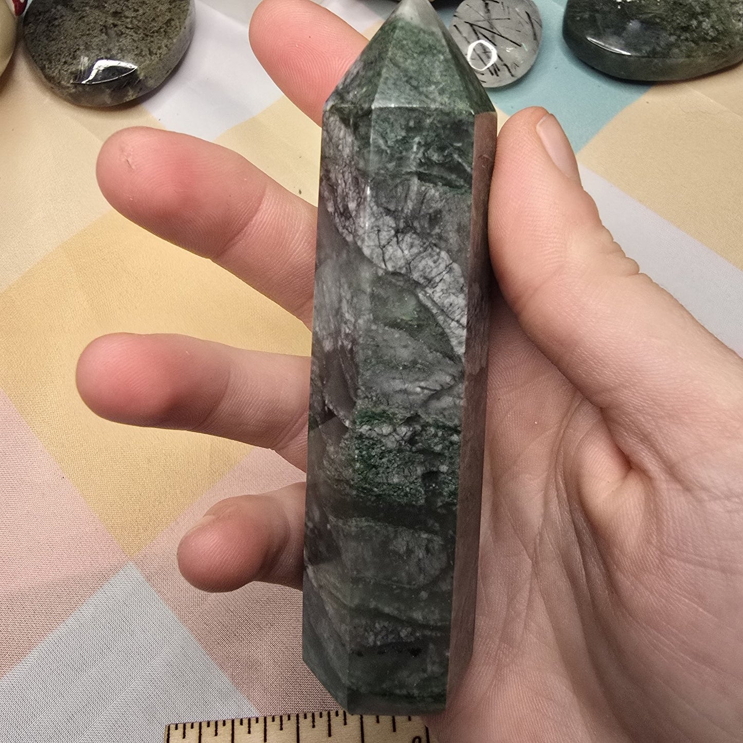 African Jade Crystal Tower