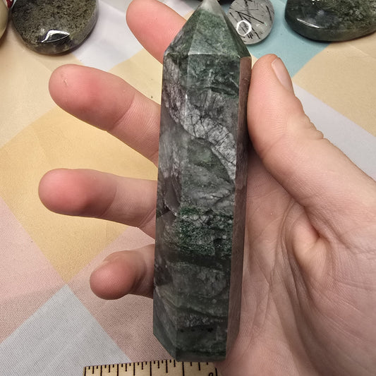 African Jade Crystal Tower