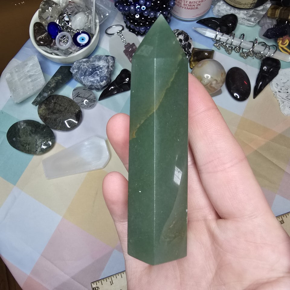 Green Aventurine Crystal Tower