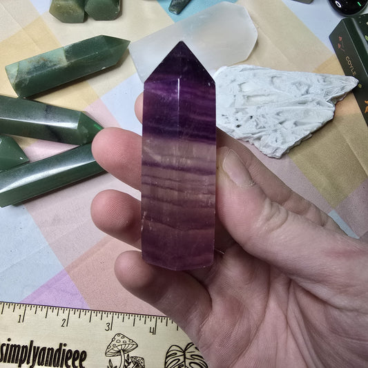 Fluorite Crystal Tower L