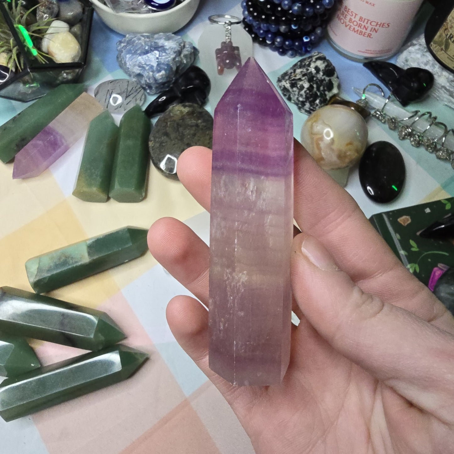 Fluorite Crystal Tower H