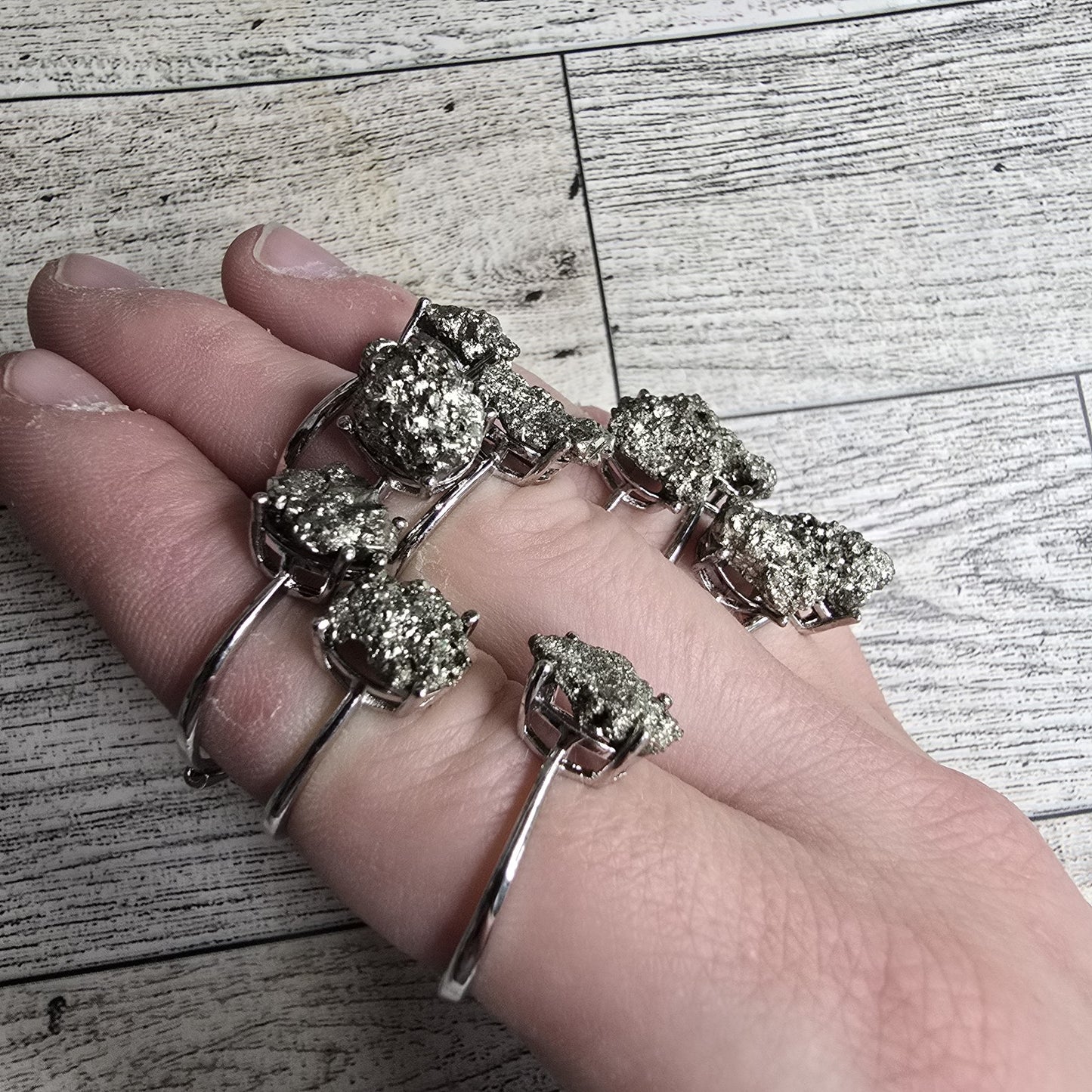 Pyrite ring