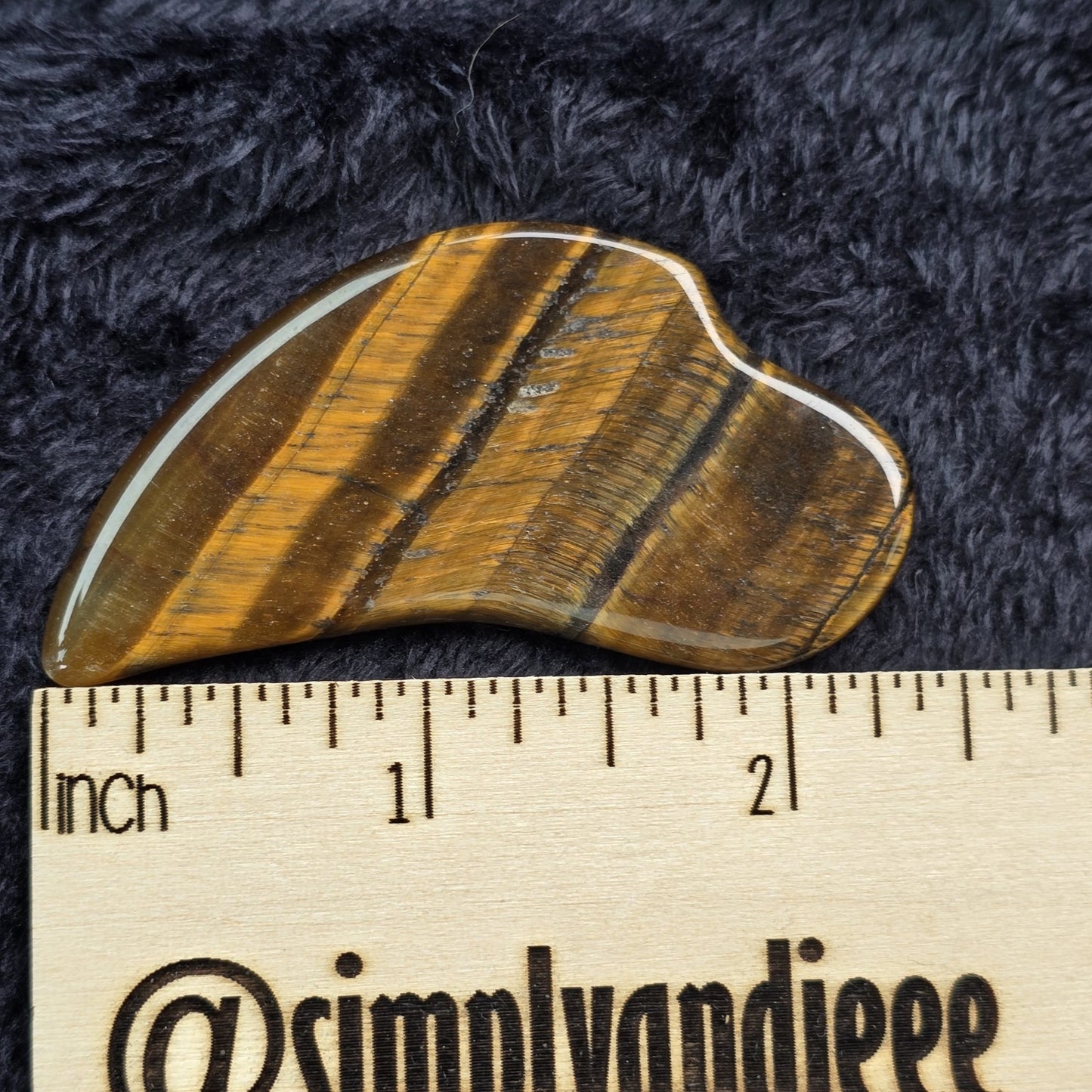 Tiger Eye Crystal Gua Sha