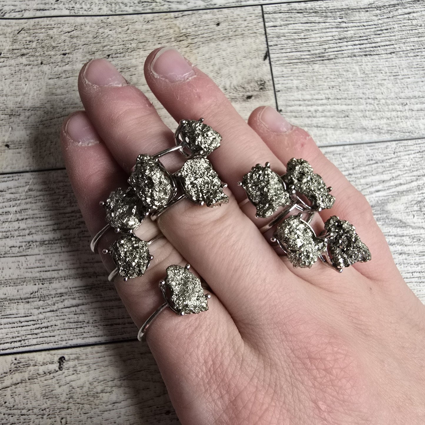 Pyrite ring
