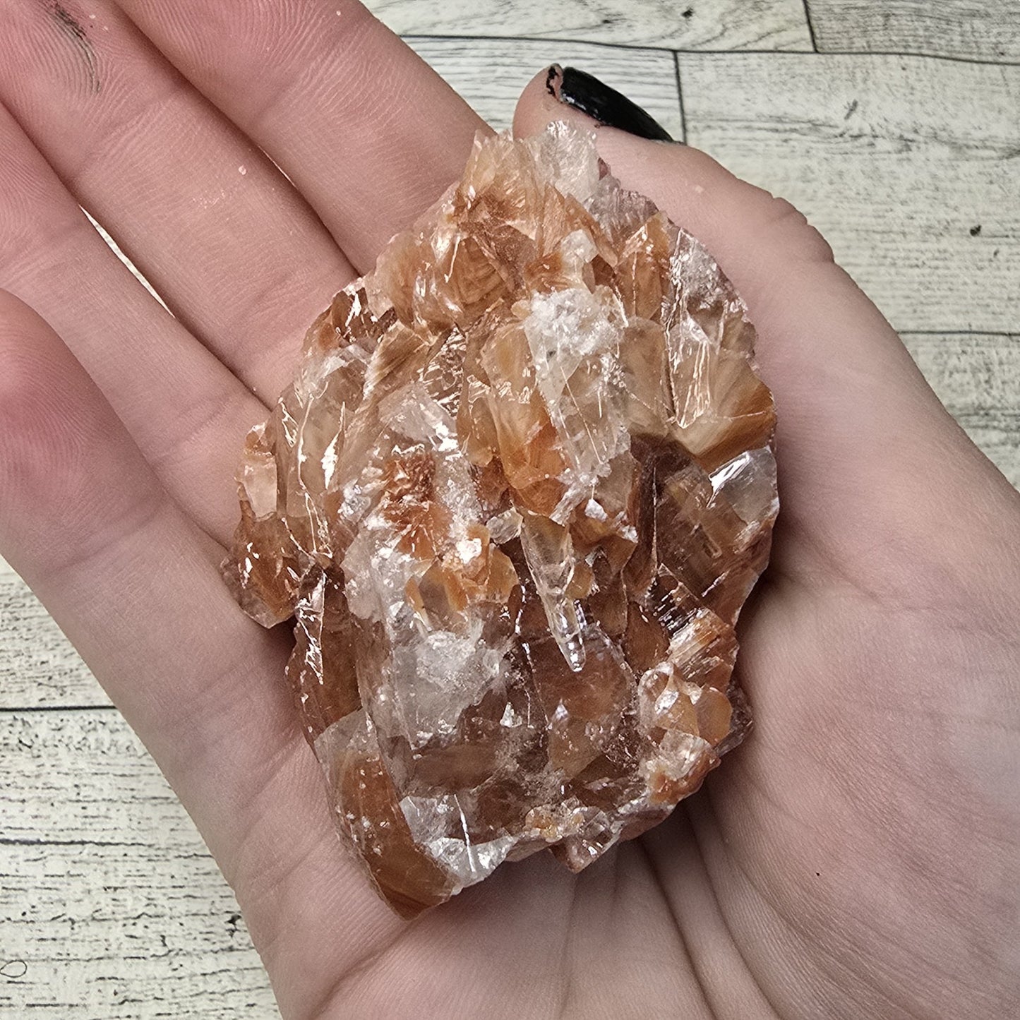 Red Calcite Crystal Chunk