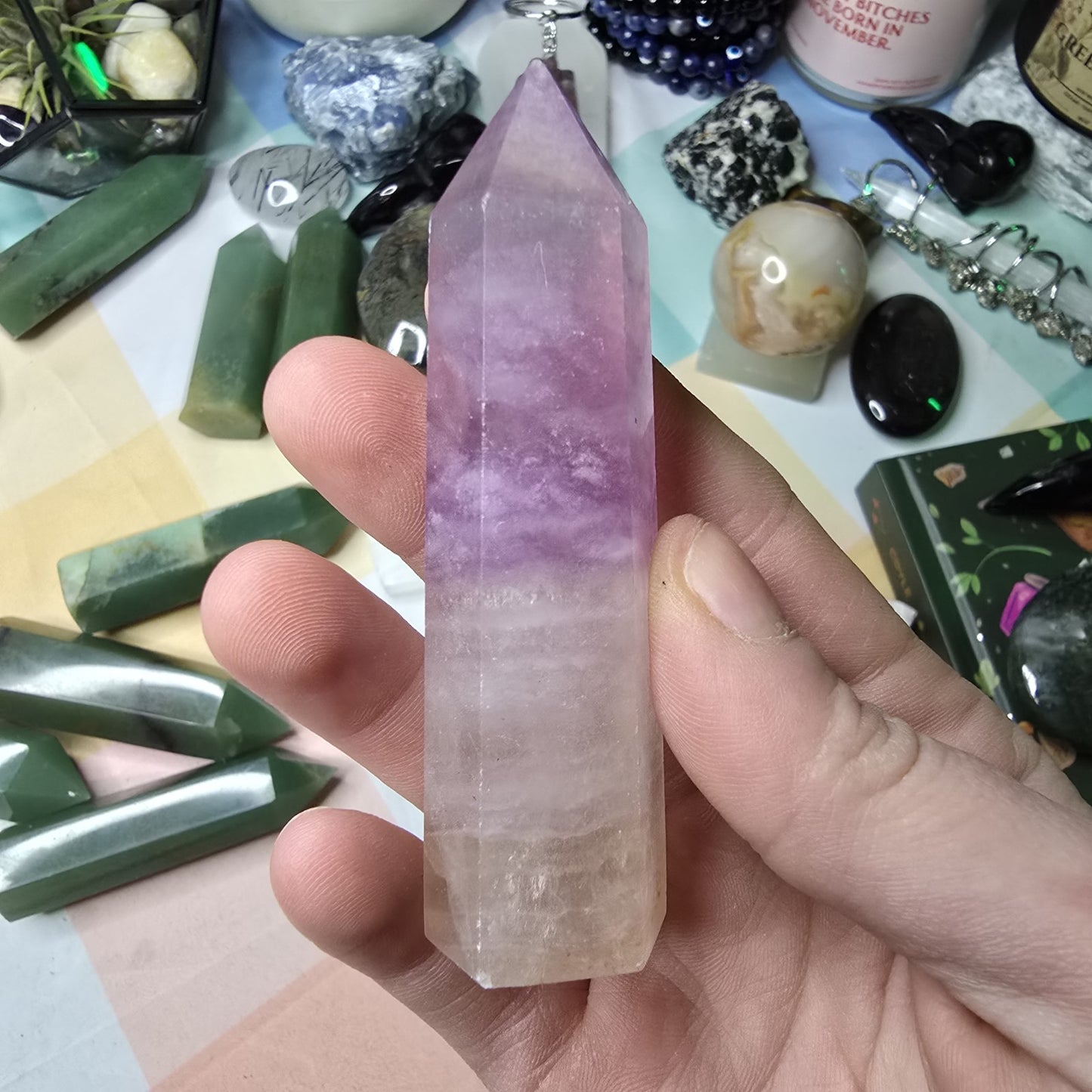Fluorite Crystal Tower K